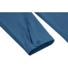 imageCOOFANDY Mens 2 Piece Cotton Sets Casual Long Sleeve Cuban Henley Shirt and Loose Pants Set Beach Vacation OutfitsDenim Blue