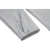 imageCOOFANDY Mens 2 Piece Cotton Sets Casual Long Sleeve Cuban Henley Shirt and Loose Pants Set Beach Vacation OutfitsLight Grey