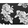 imageCOOFANDY Mens Casual Button Down Shirts Short Sleeve Textured Summer Beach Shirt with PocketBlackwhite Floral