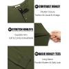 imageCOOFANDY Mens Cotton Henley Shirts Long Sleeve TShirts Casual Pullover Shirt Soft Stretch Basic Tees Fall TopsArmy Green