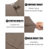 imageCOOFANDY Mens Cotton Henley Shirts Long Sleeve TShirts Casual Pullover Shirt Soft Stretch Basic Tees Fall TopsKhaki