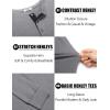 imageCOOFANDY Mens Cotton Henley Shirts Long Sleeve TShirts Casual Pullover Shirt Soft Stretch Basic Tees Fall TopsLight Grey