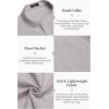 imageCOOFANDY Mens Cotton Linen Henley Shirt Short Sleeve Hippie Casual Beach TShirts with PocketGrey