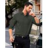 imageCOOFANDY Mens Dress Shirts Long Sleeve Business Casual Button Down Shirts Regular Fit Formal ShirtsDark Army Green