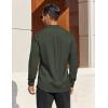 imageCOOFANDY Mens Dress Shirts Long Sleeve Business Casual Button Down Shirts Regular Fit Formal ShirtsDark Army Green