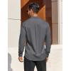imageCOOFANDY Mens Dress Shirts Long Sleeve Business Casual Button Down Shirts Regular Fit Formal ShirtsDark Grey