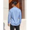 imageCOOFANDY Mens Dress Shirts Long Sleeve Business Casual Button Down Shirts Regular Fit Formal ShirtsLight Blue