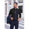 imageCOOFANDY Mens Dress Shirts Long Sleeve Regular Fit Formal Shirts Business Casual Button Down ShirtsBlack