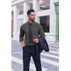 imageCOOFANDY Mens Dress Shirts Long Sleeve Regular Fit Formal Shirts Business Casual Button Down ShirtsDark Grey