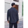 imageCOOFANDY Mens Dress Shirts Long Sleeve Regular Fit Formal Shirts Business Casual Button Down ShirtsNavy Blue