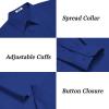 imageCOOFANDY Mens Dress Shirts Long Sleeve Regular Fit Formal Shirts Business Casual Button Down ShirtsRoyal Blue
