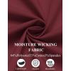 imageCOOFANDY Mens Dress Shirts Long Sleeve Regular Fit Formal Shirts Business Casual Button Down ShirtsWine Red