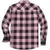 imageCOOFANDY Mens Flannel Shirts Long Sleeve Casual Plaid Shirt for Men Button Up Shirt Jackets with PocketBuffalo Black Pink