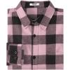imageCOOFANDY Mens Flannel Shirts Long Sleeve Casual Plaid Shirt for Men Button Up Shirt Jackets with PocketBuffalo Black Pink