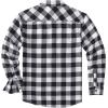 imageCOOFANDY Mens Flannel Shirts Long Sleeve Casual Plaid Shirt for Men Button Up Shirt Jackets with PocketBuffalo Black White