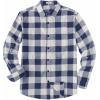 imageCOOFANDY Mens Flannel Shirts Long Sleeve Casual Plaid Shirt for Men Button Up Shirt Jackets with PocketBuffalo Blue White