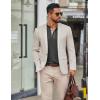 imageCOOFANDY Mens Henley Long Sleeve Shirts Casual Button TShirt Pullover Basic Tees with PocketDark Grey