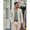 imageCOOFANDY Mens Henley Long Sleeve Shirts Casual Button TShirt Pullover Basic Tees with PocketGreen