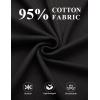 imageCOOFANDY Mens Henley Shirts Cotton Long Sleeve V Neck Button Basic Tees Plain Casual PulloverA Black