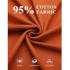 imageCOOFANDY Mens Henley Shirts Cotton Long Sleeve V Neck Button Basic Tees Plain Casual PulloverCaramel