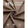 imageCOOFANDY Mens Henley Shirts Cotton Long Sleeve V Neck Button Basic Tees Plain Casual PulloverKhaki