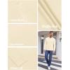 imageCOOFANDY Mens Henley Shirts Long Sleeve Basic Waffle Pique Pullover TShirt with PocketBeige