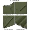 imageCOOFANDY Mens Henley Shirts Long Sleeve Casual Pullover Shirt Fashion Button TShirtArmy Green