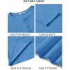 imageCOOFANDY Mens Henley Shirts Long Sleeve Casual Pullover Shirt Fashion Button TShirtBlue