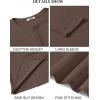 imageCOOFANDY Mens Henley Shirts Long Sleeve Casual Pullover Shirt Fashion Button TShirtBrown