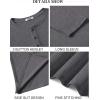 imageCOOFANDY Mens Henley Shirts Long Sleeve Casual Pullover Shirt Fashion Button TShirtDark Grey