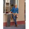 imageCOOFANDY Mens Henley Shirts Long Sleeve Casual Pullover Shirt Fashion Button TShirtDenim
