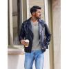 imageCOOFANDY Mens Henley Shirts Long Sleeve Casual Pullover Shirt Fashion Button TShirtLight Grey