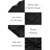 imageCOOFANDY Mens Henley Shirts Long Sleeve Lightweight Button TShirt Casual Basic Tee TopBlack