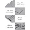 imageCOOFANDY Mens Henley Shirts Long Sleeve Lightweight Button TShirt Casual Basic Tee TopLight Grey