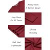 imageCOOFANDY Mens Henley Shirts Long Sleeve Lightweight Button TShirt Casual Basic Tee TopWine Red