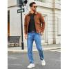 imageCOOFANDY Mens Henley Shirts Long Sleeve TShirt Lightweight Fashion Casual Pullover Tee ShirtBlack