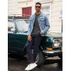 imageCOOFANDY Mens Henley Shirts Long Sleeve TShirt Lightweight Fashion Casual Pullover Tee ShirtDark Grey