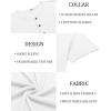 imageCOOFANDY Mens Henley Shirts Short Sleeve Fashion Casual TShirts Summer Button Basic TeeWhite