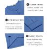 imageCOOFANDY Mens Henley TShirt Long Sleeve Casual Lightweight Pullover Shirts Soft Stretch Basic Tees Fall TopsBlue