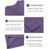 imageCOOFANDY Mens Henley TShirt Long Sleeve Casual Lightweight Pullover Shirts Soft Stretch Basic Tees Fall TopsPurple