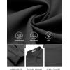 imageCOOFANDY Mens Long Sleeve Button Down Shirts Casual Untucked Shirts for Men Dress Shirts Wedding ShirtsA Black