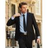 imageCOOFANDY Mens Long Sleeve Button Down Shirts Casual Untucked Shirts for Men Dress Shirts Wedding ShirtsLight Blue