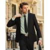 imageCOOFANDY Mens Long Sleeve Button Down Shirts Casual Untucked Shirts for Men Dress Shirts Wedding ShirtsLight Green
