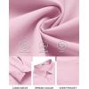 imageCOOFANDY Mens Long Sleeve Button Down Shirts Casual Untucked Shirts for Men Dress Shirts Wedding ShirtsPink