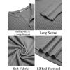 imageCOOFANDY Mens Muscle TShirt Slim Fit Long Sleeve Henley Shirts Casual Gym Workout Athletic Tee ShirtsGrey