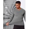 imageCOOFANDY Mens Muscle TShirt Slim Fit Long Sleeve Henley Shirts Casual Gym Workout Athletic Tee ShirtsGrey