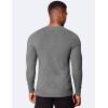 imageCOOFANDY Mens Muscle TShirt Slim Fit Long Sleeve Henley Shirts Casual Gym Workout Athletic Tee ShirtsGrey
