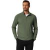 imageCOOFANDY Mens Quarter Zip Pullover Mock Neck Golf Shirts Casual Long Sleeve ShirtArmy Green