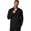 imageCOOFANDY Mens Quarter Zip Pullover Mock Neck Golf Shirts Casual Long Sleeve ShirtBlack