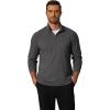 imageCOOFANDY Mens Quarter Zip Pullover Mock Neck Golf Shirts Casual Long Sleeve ShirtGrey